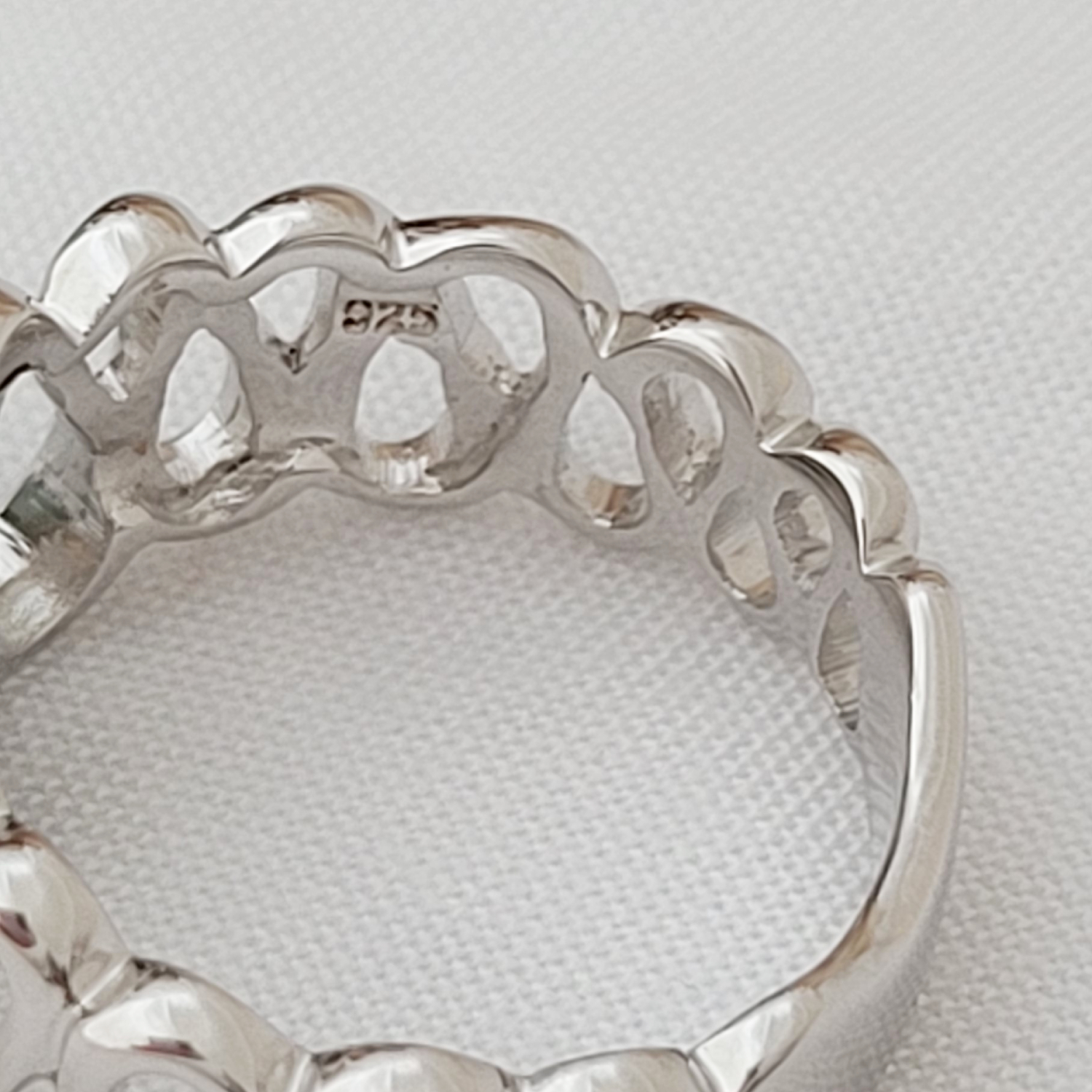 Bague argent 925 arabesque et perle de Tahiti – Image 18