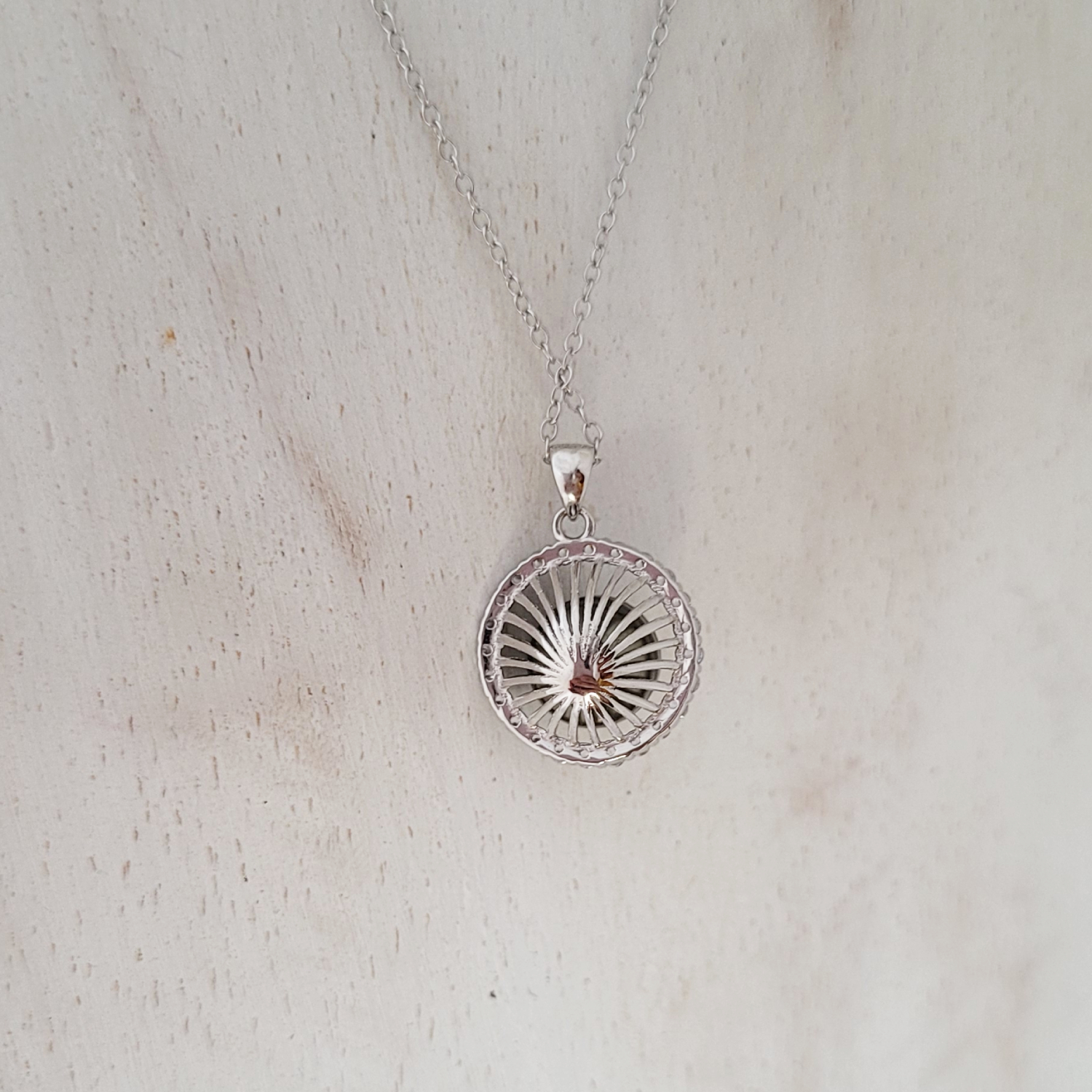 Collier en argent 925 demi-sphère avec perle de Tahiti – Image 6