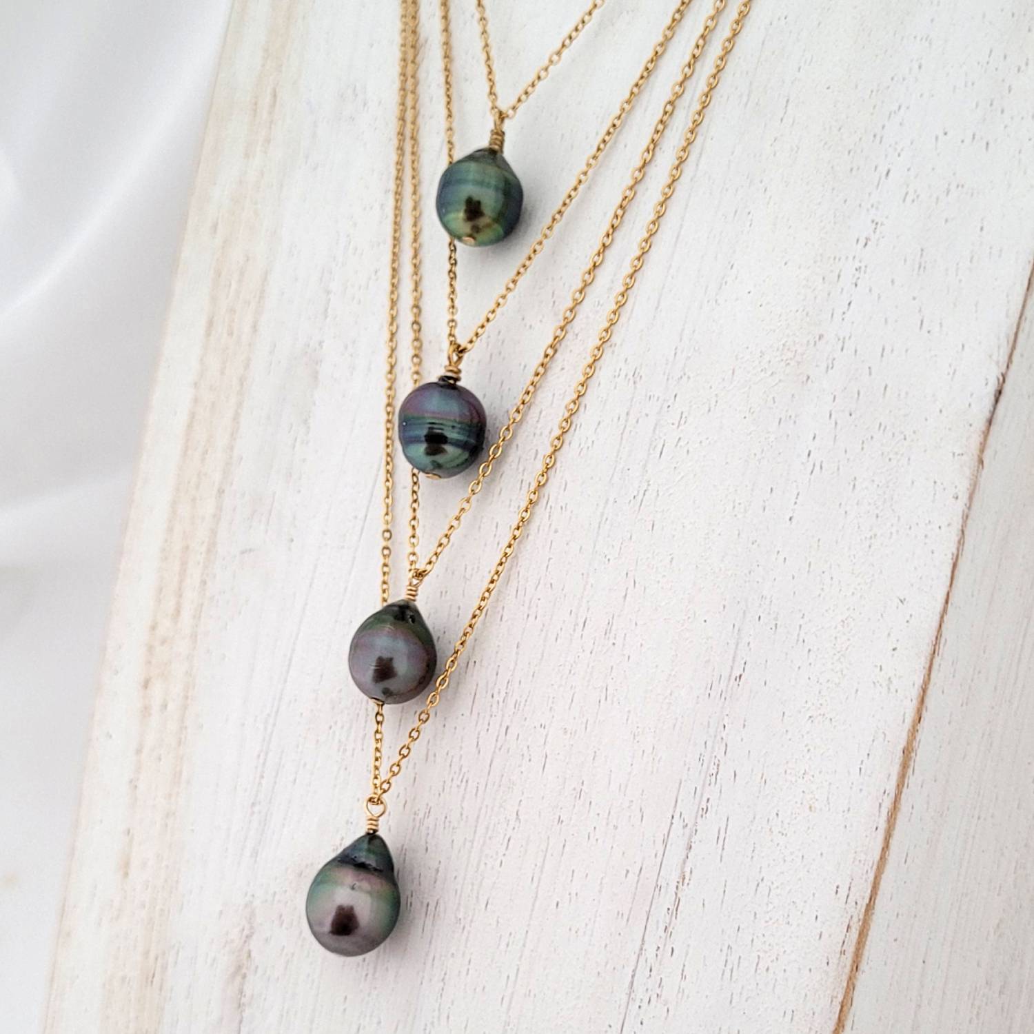 Collier "One Pearl" pendant avec perle de Tahiti semi-baroque – Image 6