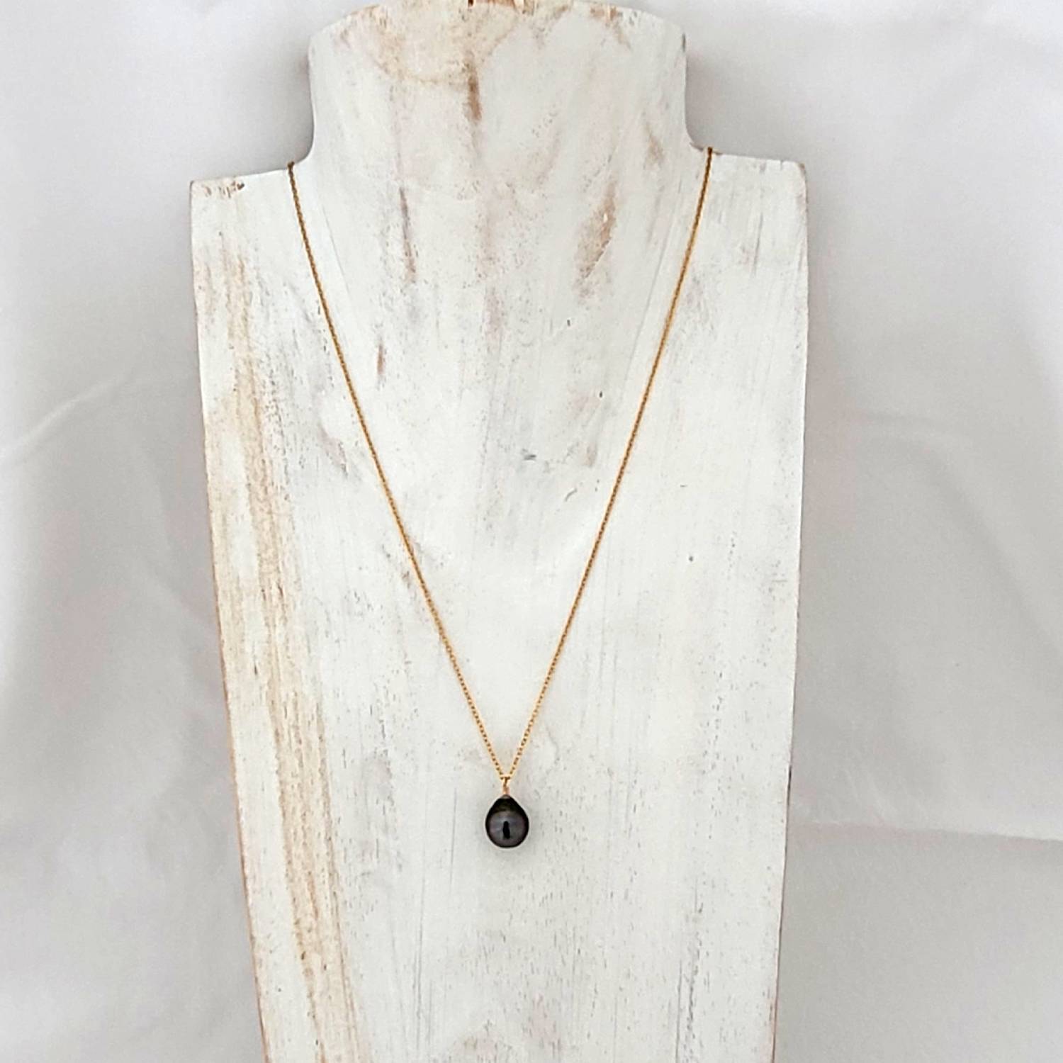 Collier "One Pearl" pendant avec perle de Tahiti semi-baroque – Image 10
