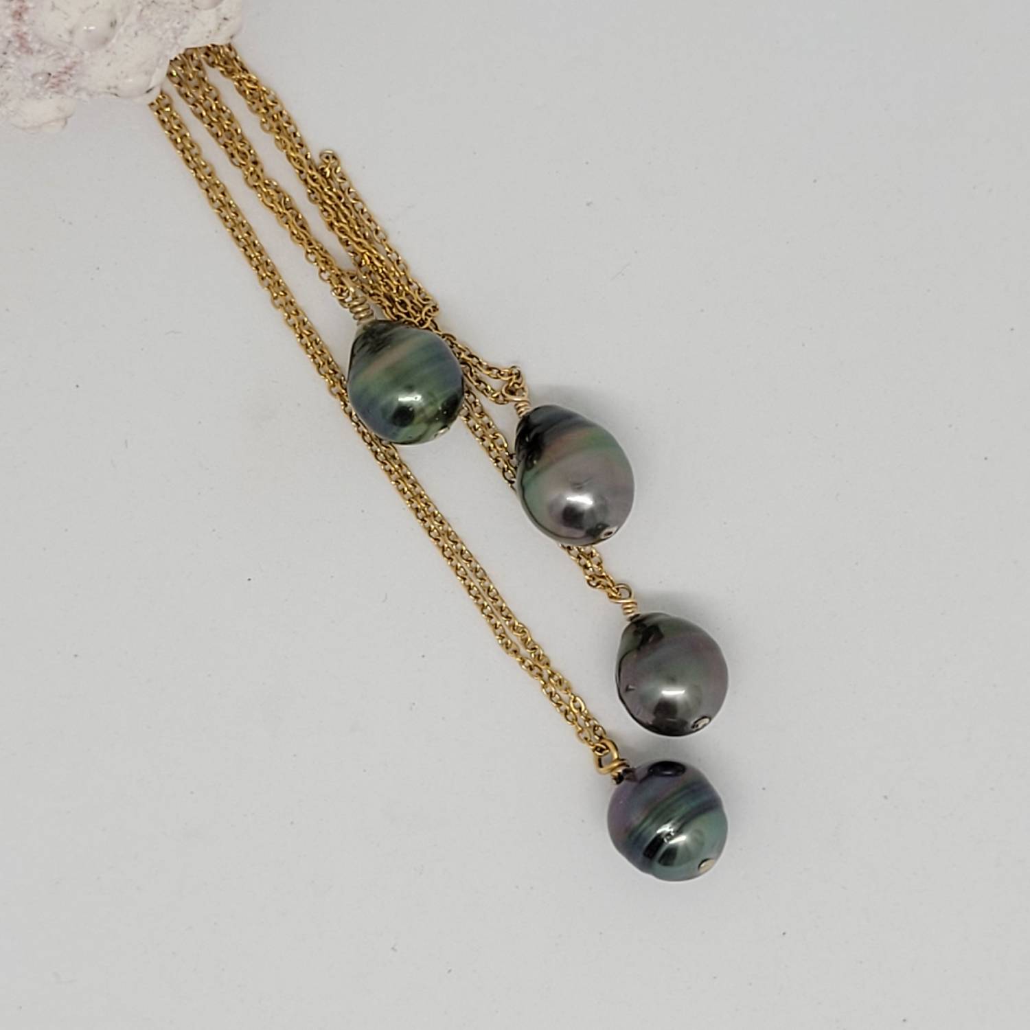 Collier "One Pearl" pendant avec perle de Tahiti semi-baroque – Image 5