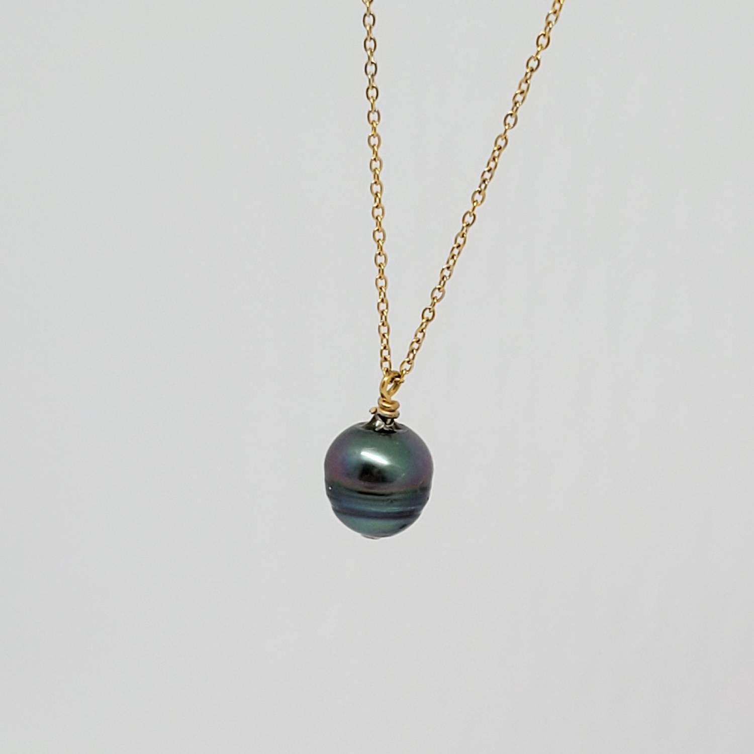 Collier "One Pearl" pendant avec perle de Tahiti semi-baroque – Image 14