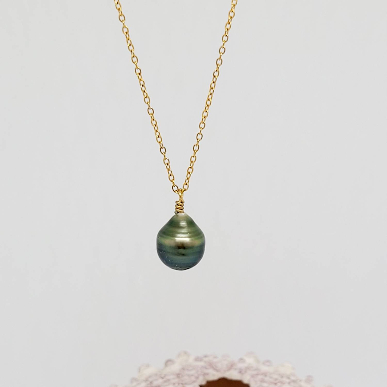 Collier "One Pearl" pendant avec perle de Tahiti semi-baroque – Image 8