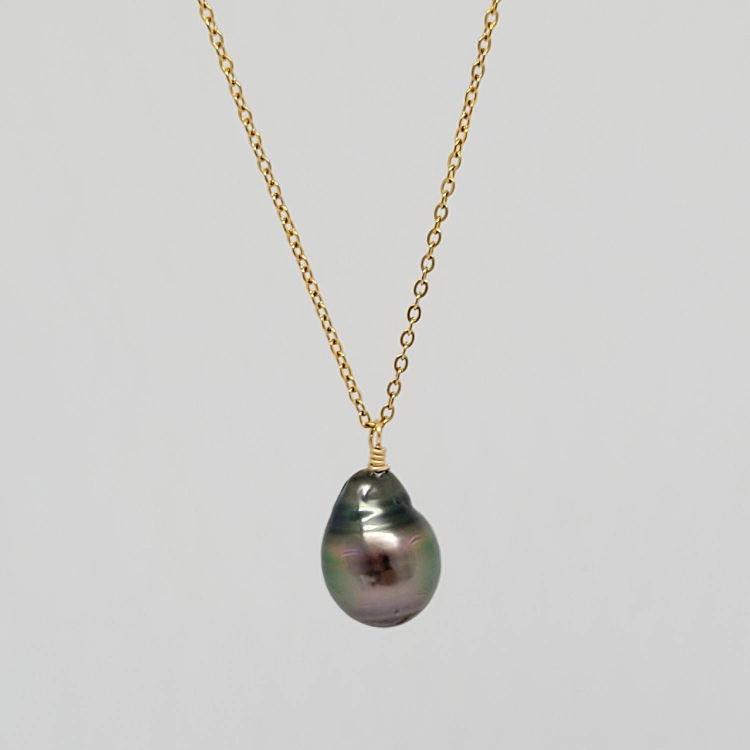 Collier "One Pearl" pendant avec perle de Tahiti semi-baroque – Image 7