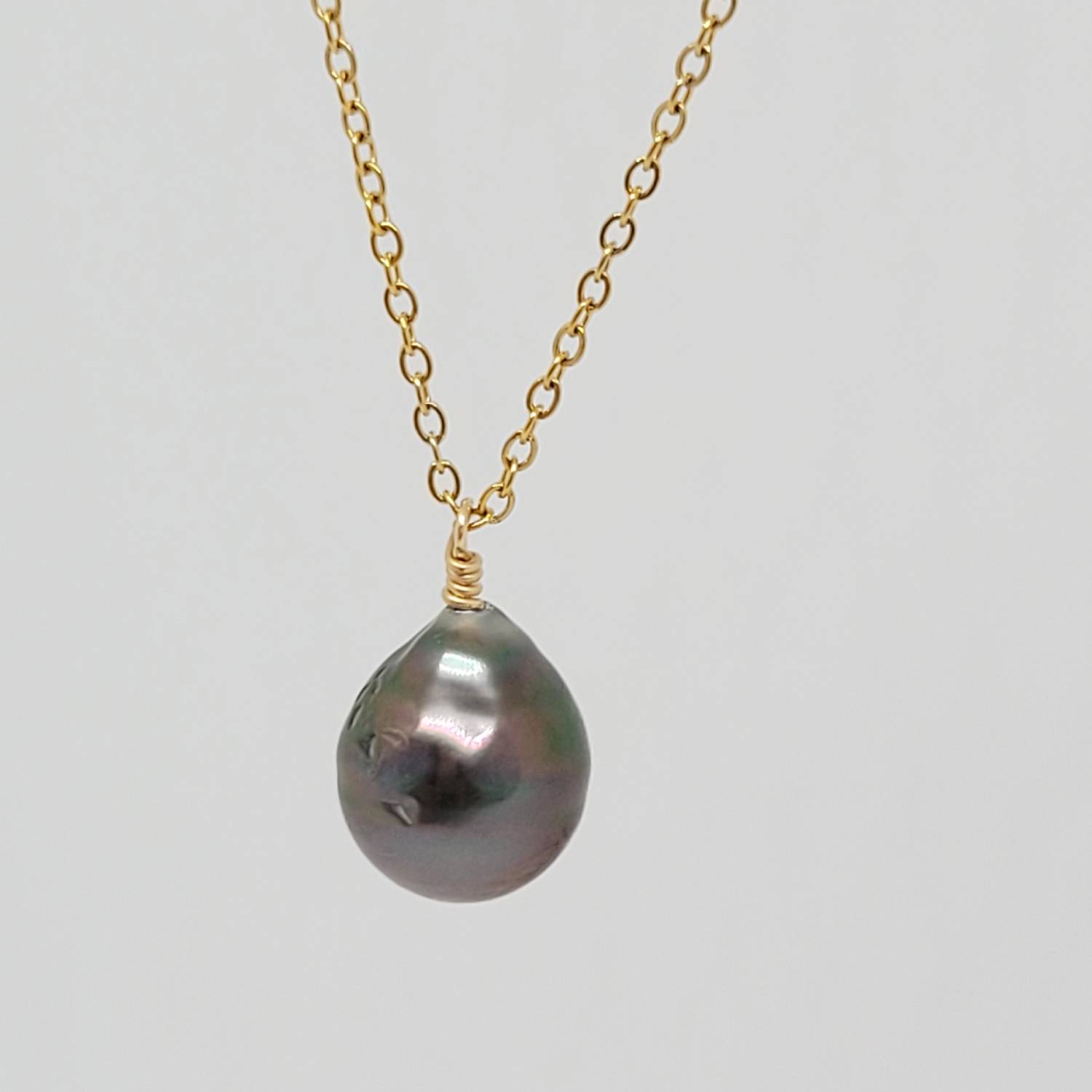 Collier "One Pearl" pendant avec perle de Tahiti semi-baroque – Image 11
