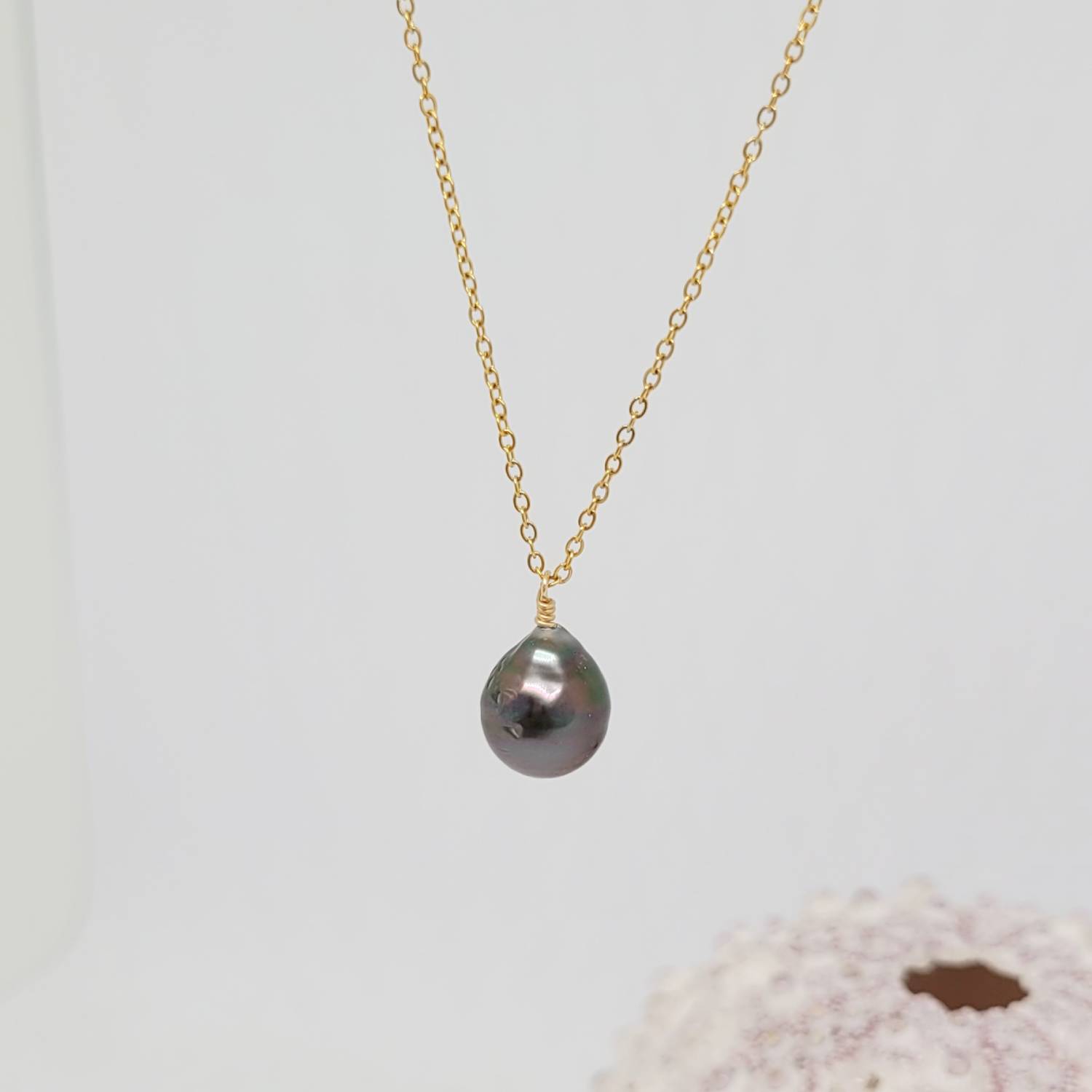 Collier "One Pearl" pendant avec perle de Tahiti semi-baroque – Image 12