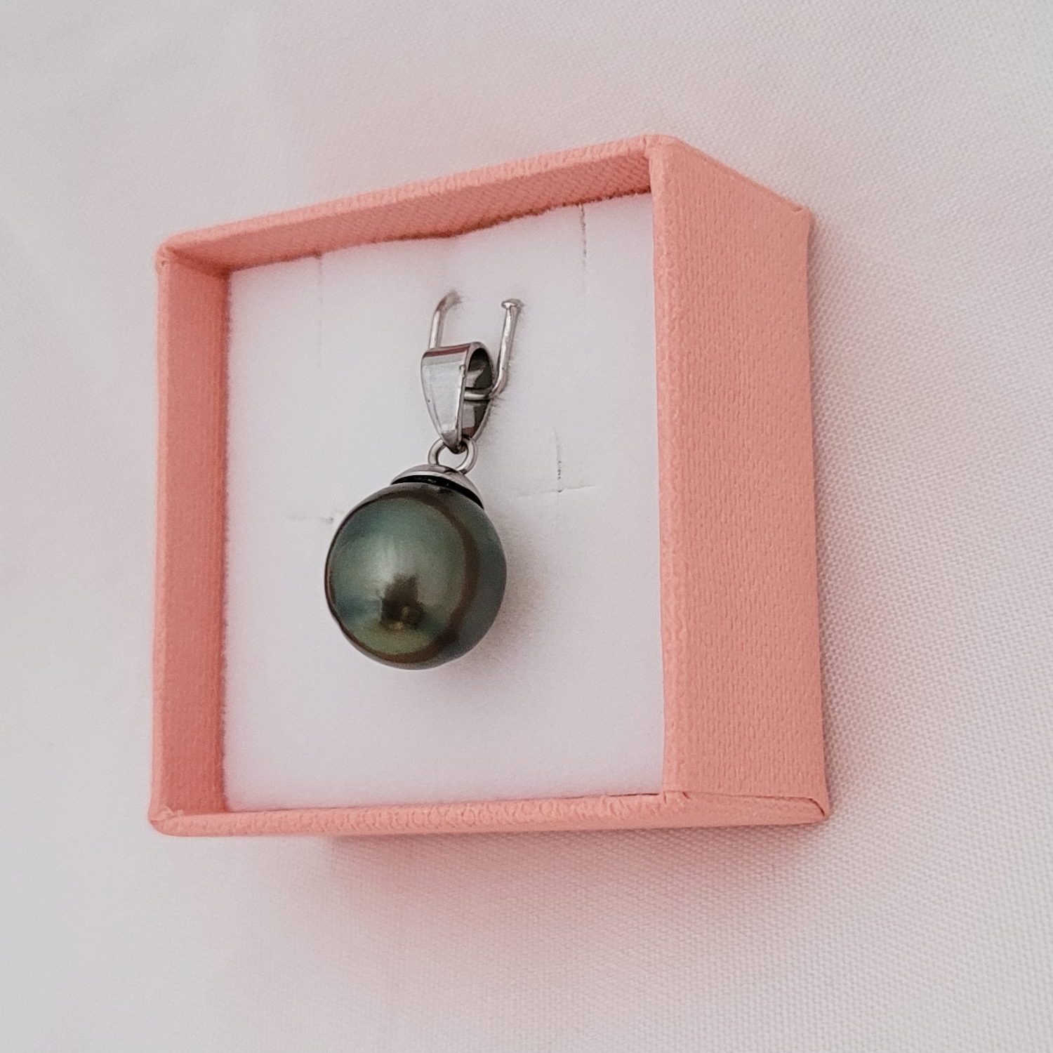 Pendentif bélière avec perle de Tahiti – Image 5