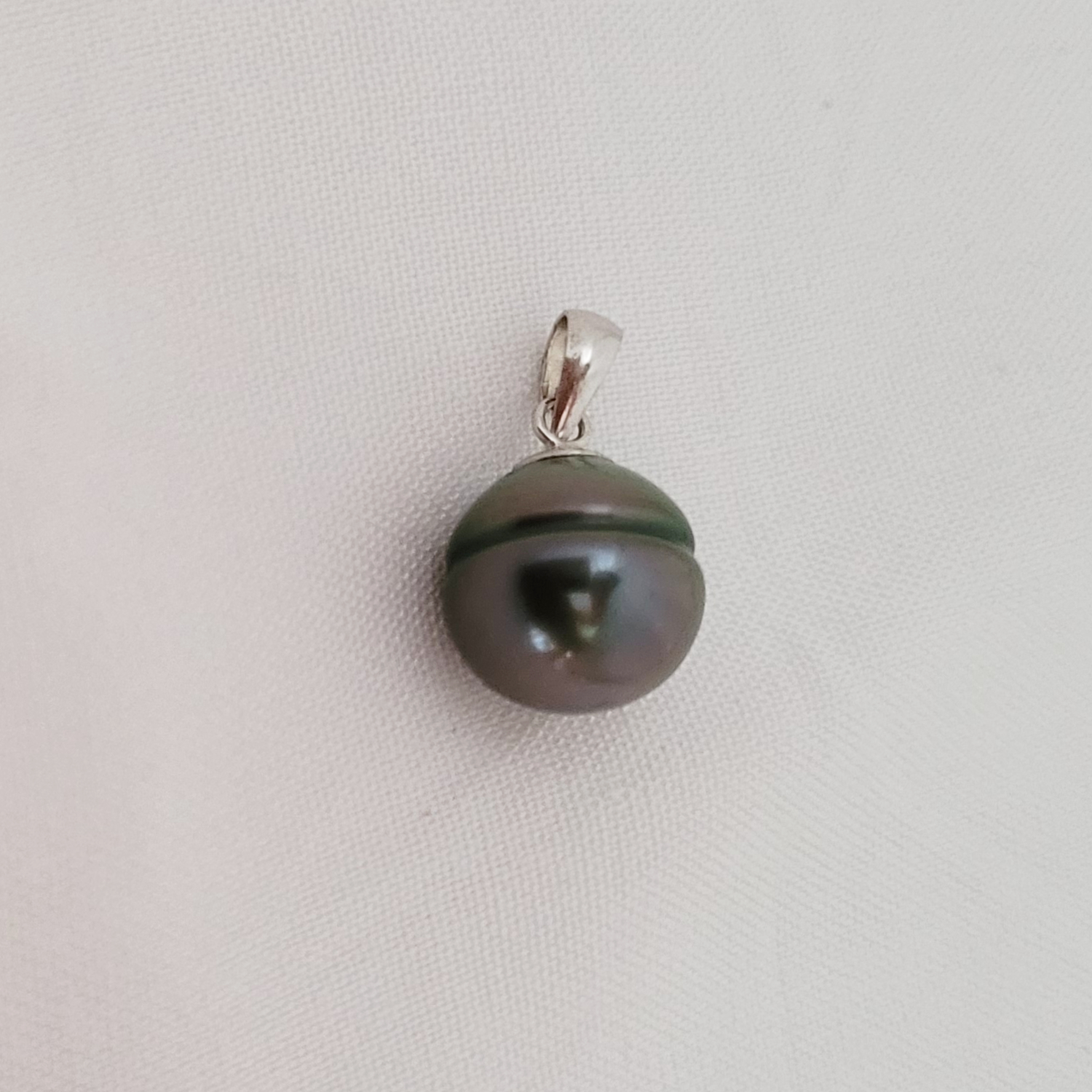 Pendentif en argent 925 avec perle de Tahiti (plusieurs modèles disponibles) – Image 3