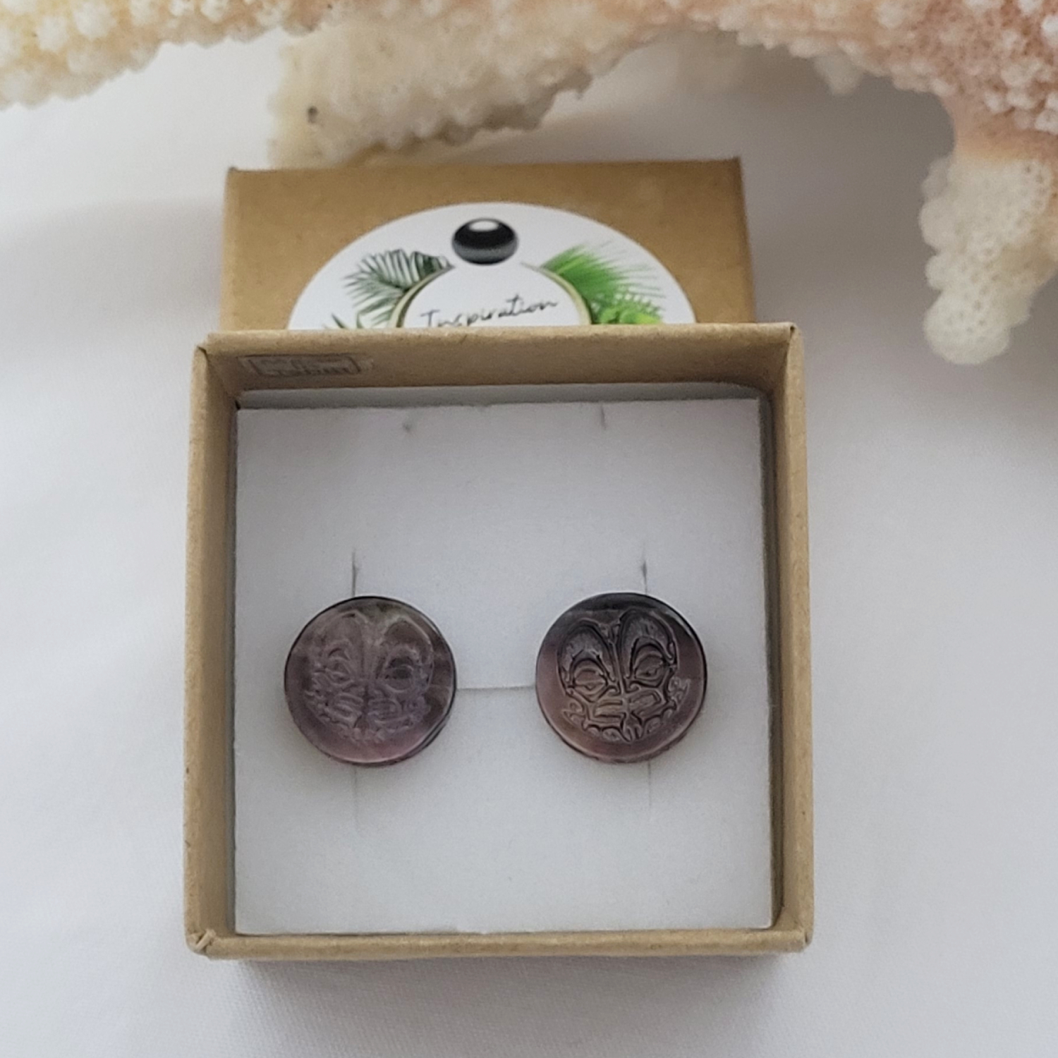 Boutons de manchettes en nacre de Tahiti
