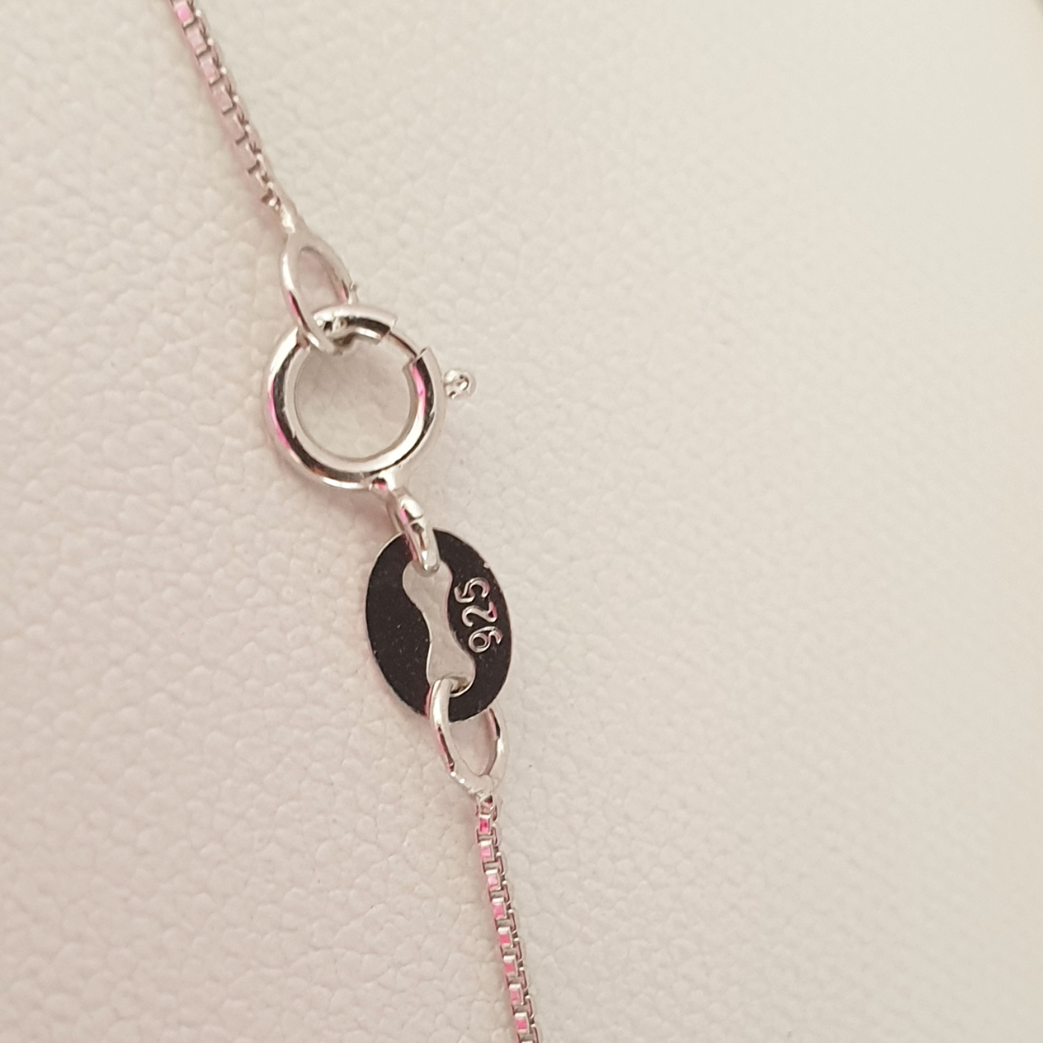 Collier en argent 925 avec pendentif ajouré et perle de Tahiti – Image 5