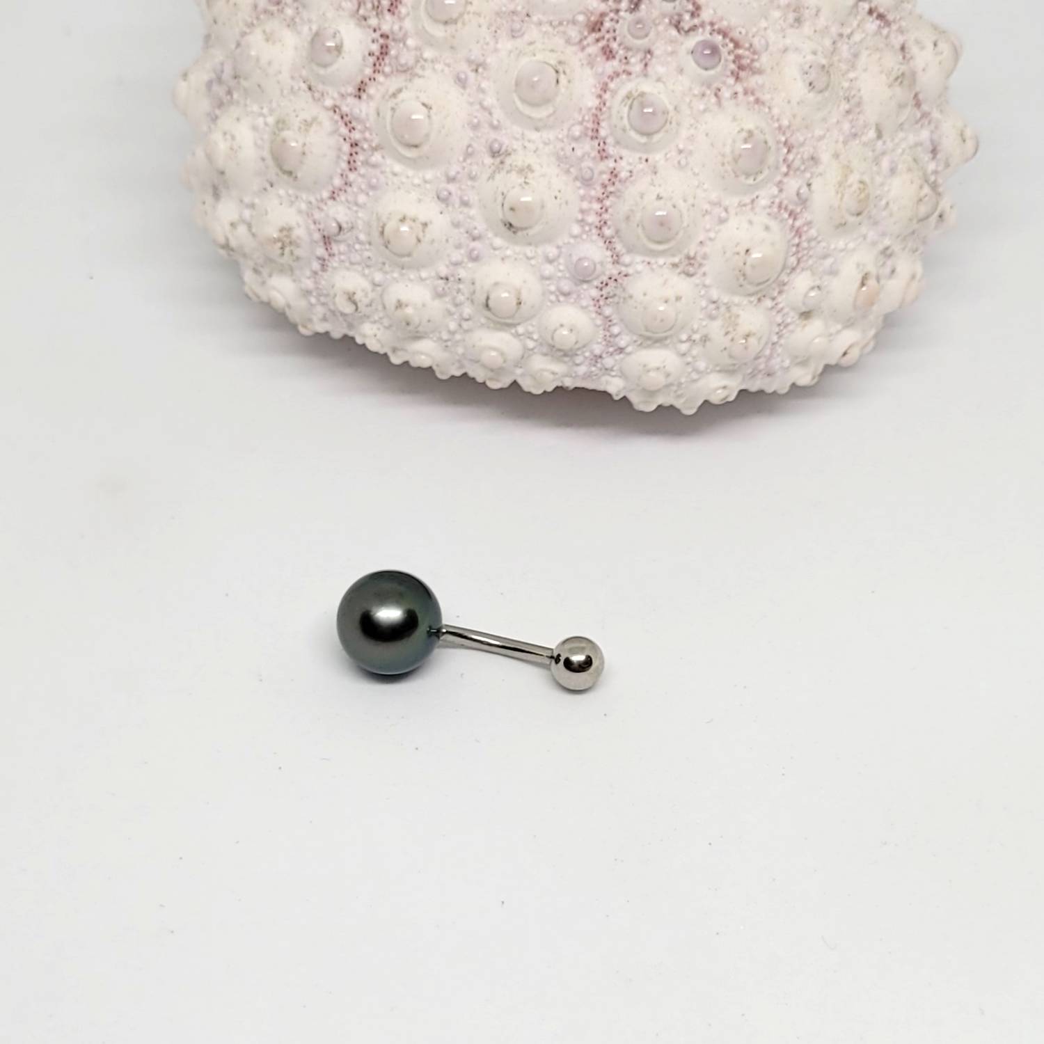 Piercing nombril avec perle de Tahiti – Image 8