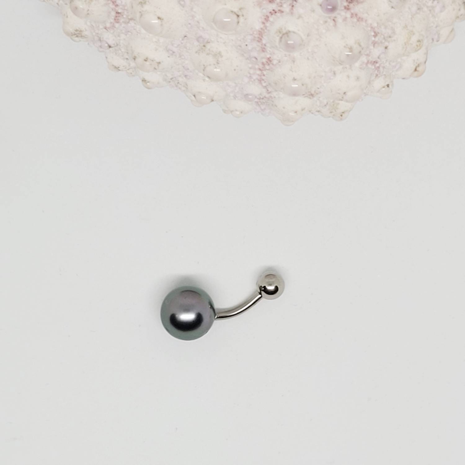 piercing nombril perle de Tahiti