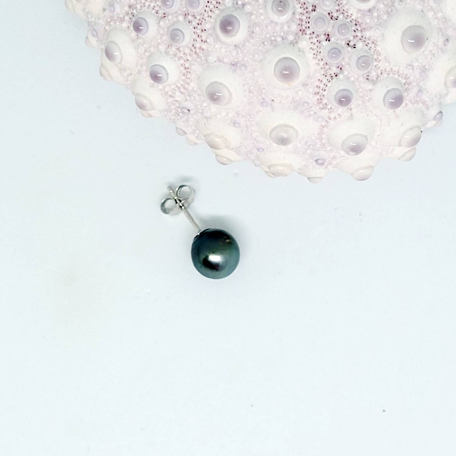 Boucle d'oreille "solo" perle de Tahiti (plusieurs modèles disponibles) – Image 16