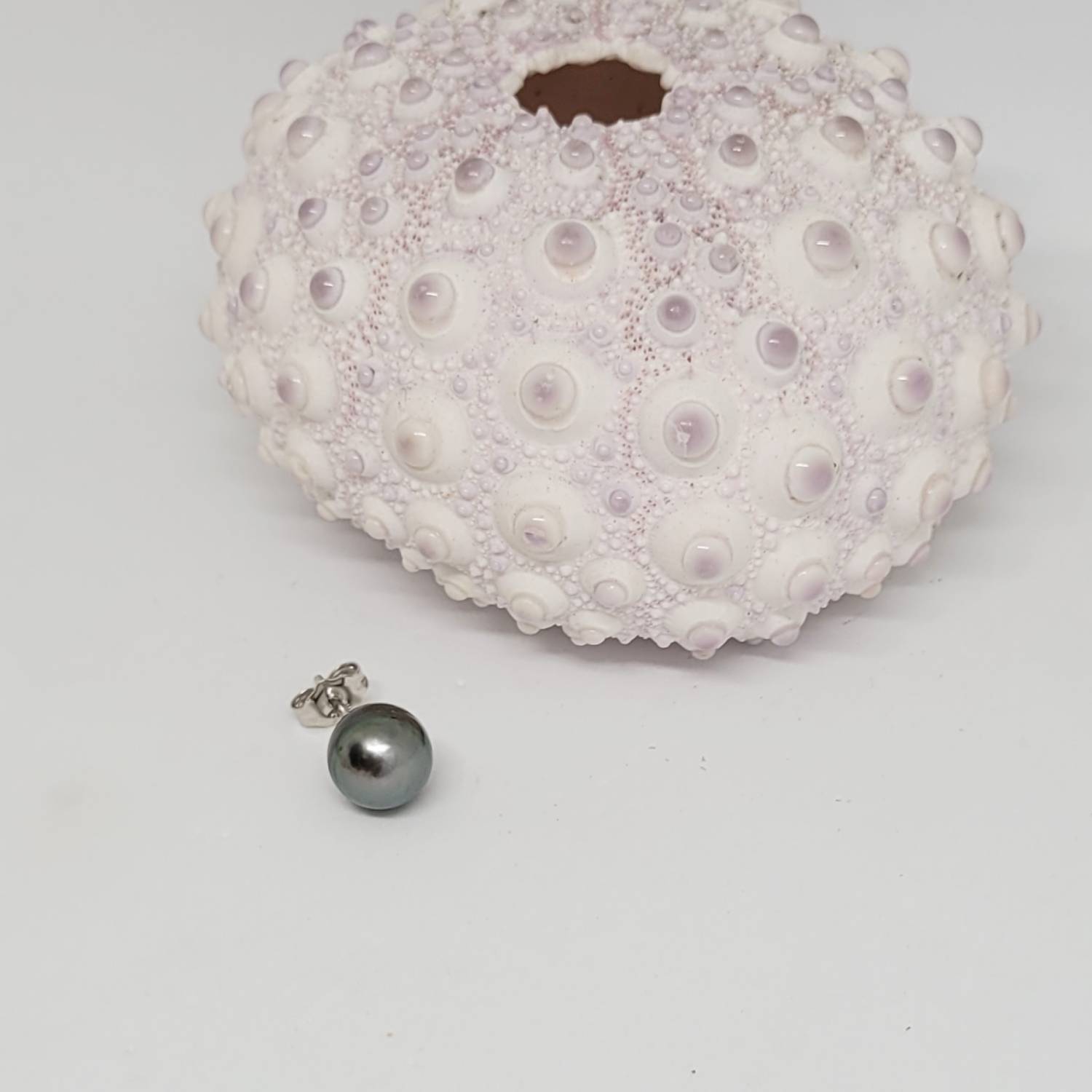 Boucle d'oreille "solo" perle de Tahiti (plusieurs modèles disponibles) – Image 17