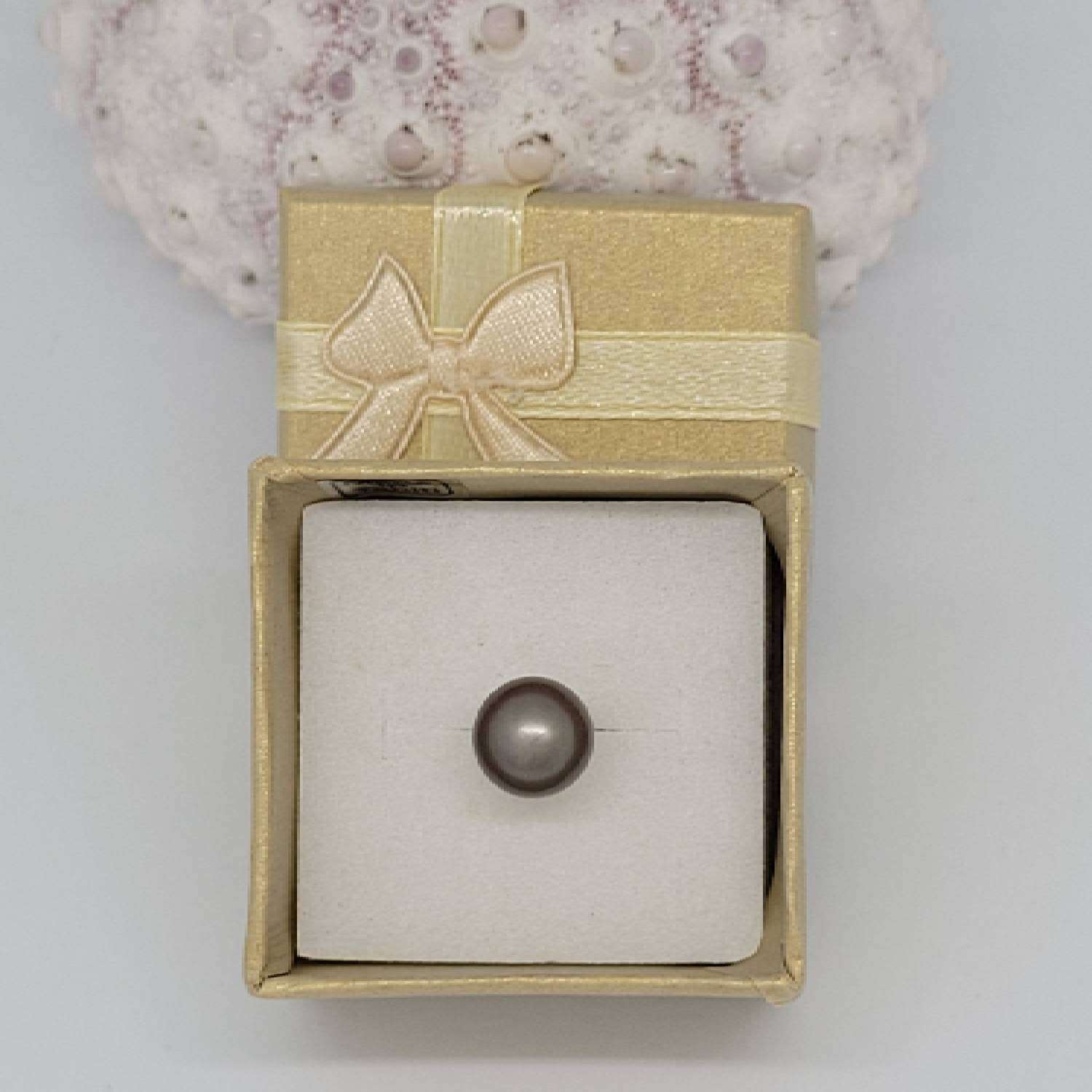 Boucle d'oreille "solo" perle de Tahiti (plusieurs modèles disponibles) – Image 3