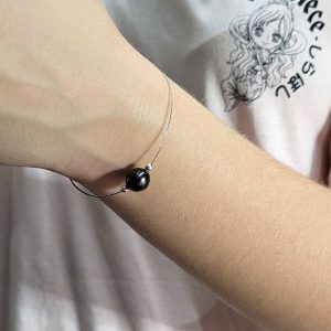 Bracelet cable perle de Tahiti