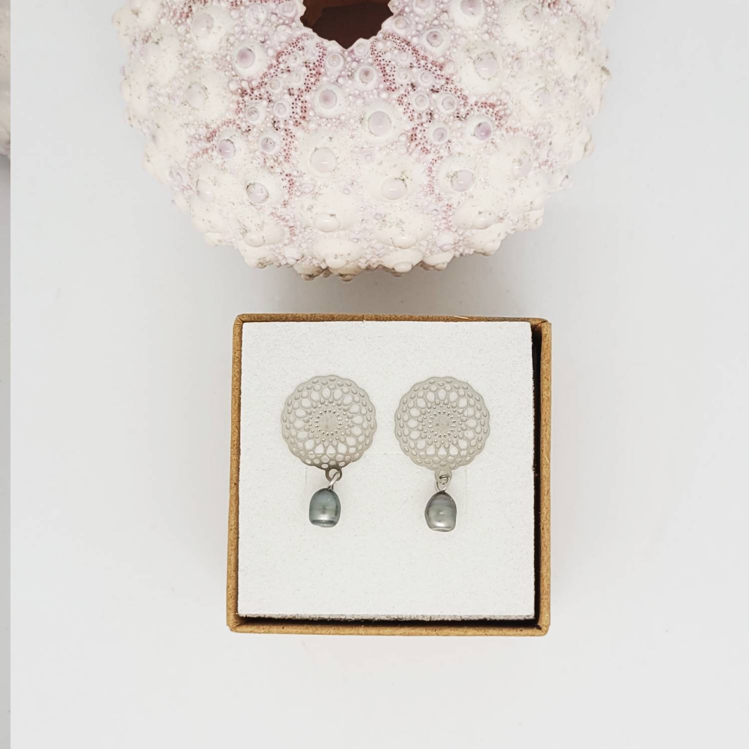 Boucles d'oreilles "soleil" avec keishis Tahiti – Image 6