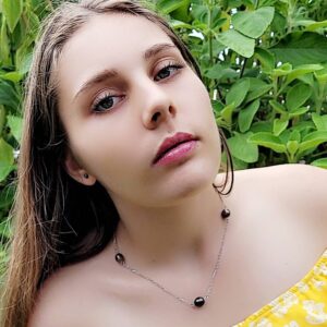 Collier acier avec 3 perles de Tahiti