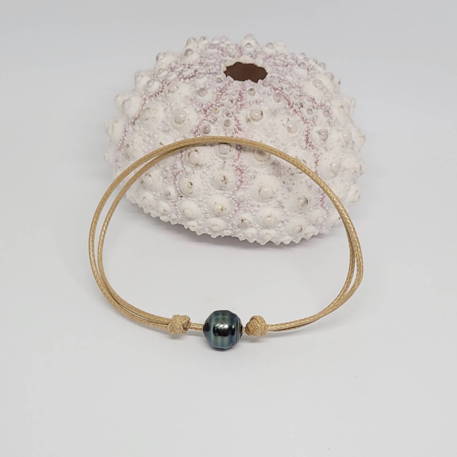Bracelet de cheville avec perle de Tahiti – Image 5