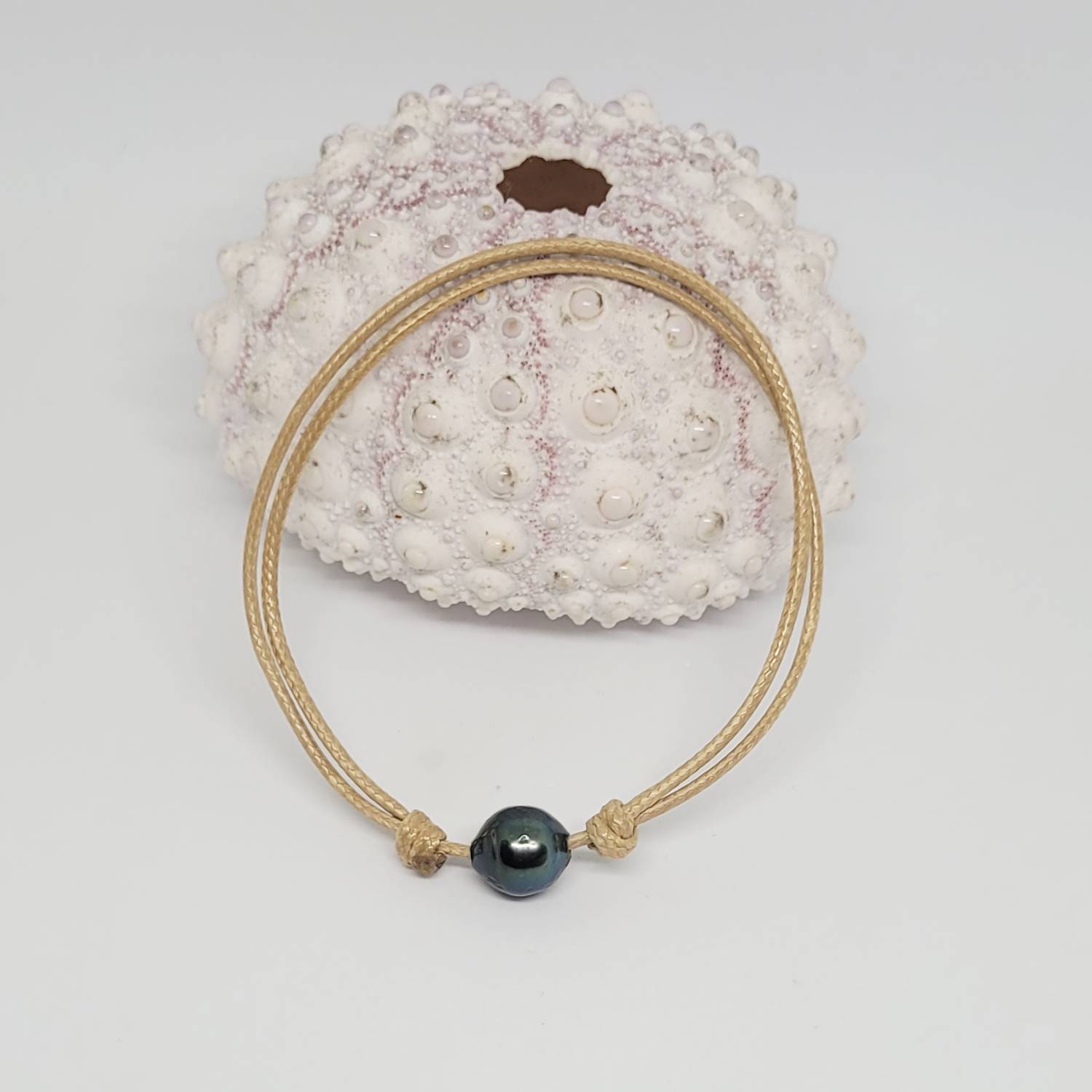 Bracelet de cheville avec perle de Tahiti – Image 3