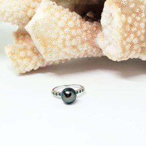 Bague perle de Tahiti