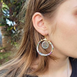 Boucles d'oreilles Liberty Best Mum