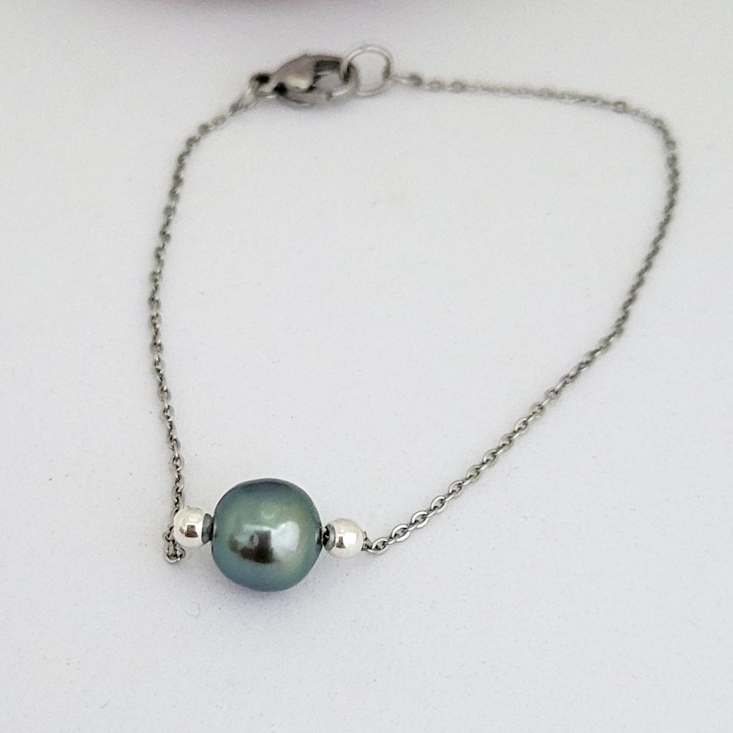 Bracelet "One Pearl" avec perle de Tahiti – Image 3