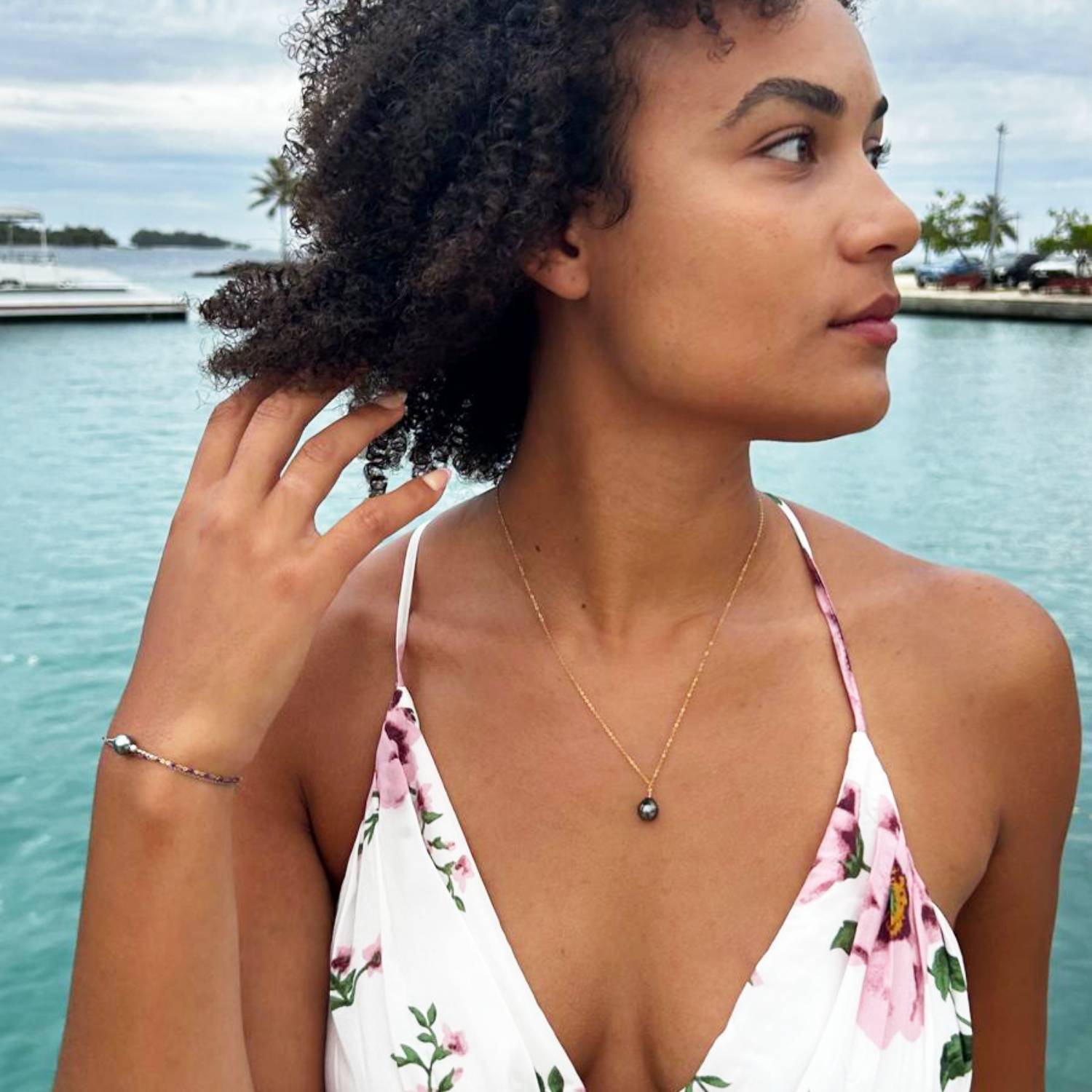 Collier One Pearl Tahiti