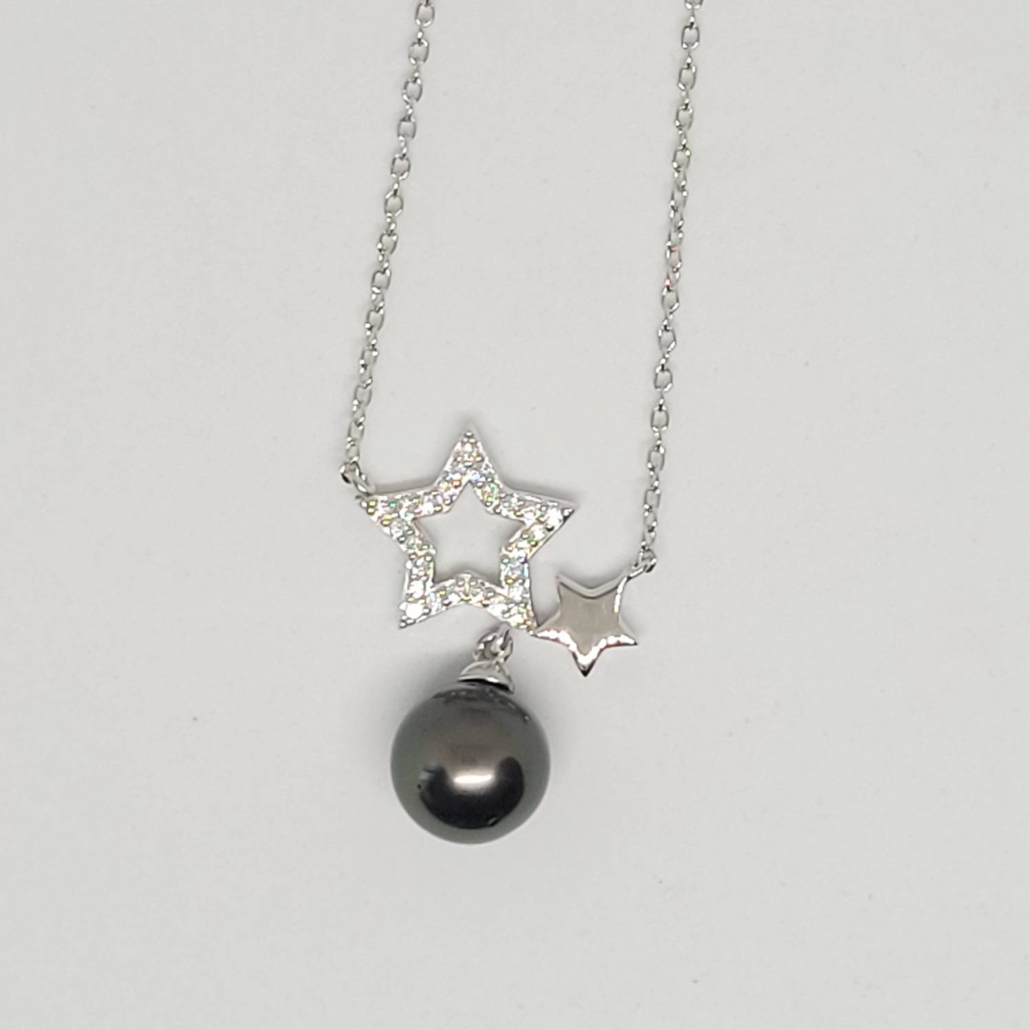 Collier "étoiles célestes" avec perle de Tahiti – Image 3