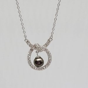 Collier "Elégance" avec keishi de Tahiti