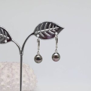 dormeuses perles de Tahiti