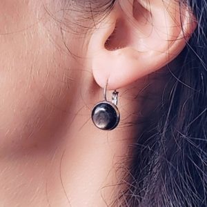 boucles d'oreille nacre Tahiti